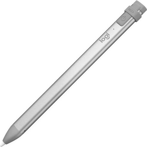 Logitech Crayon Digitaler Eingabestift für Apple iPad, Grau/Silber - Bild 1