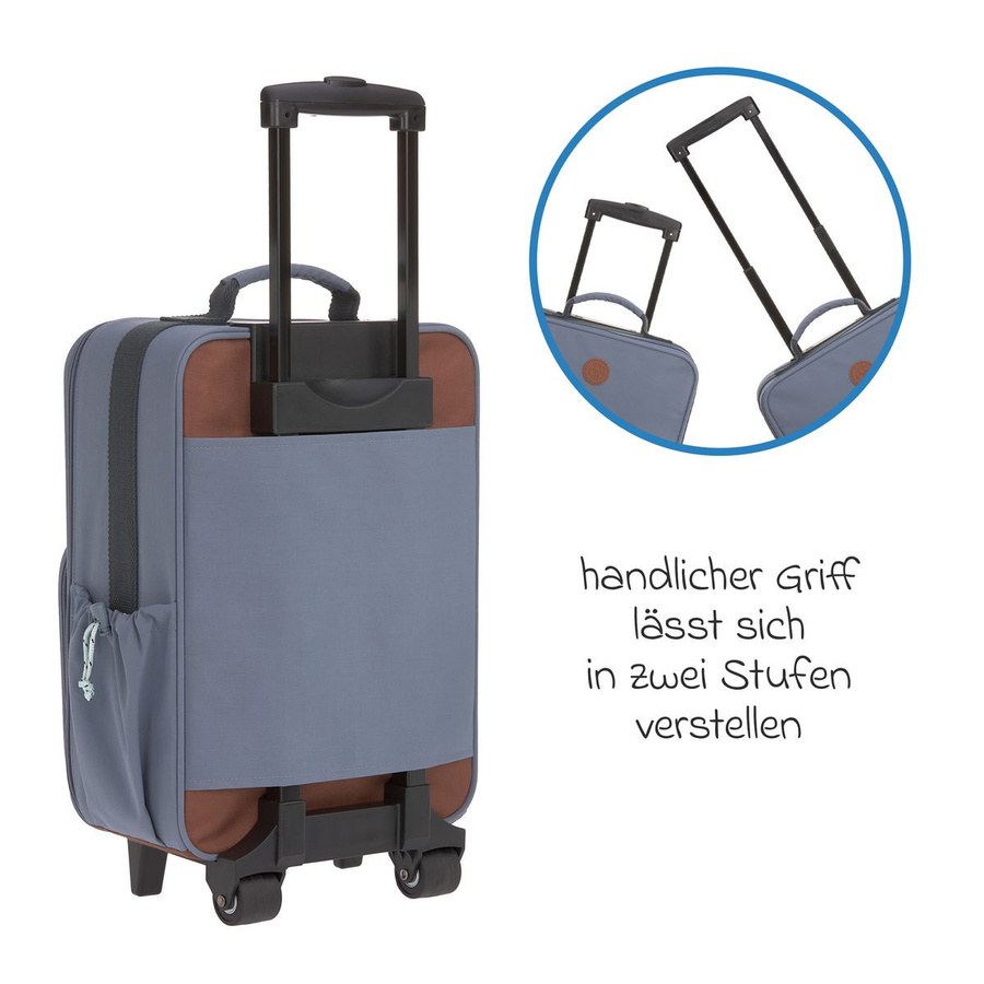 Lässig 2-tlg. Reise-Set Adventure Tractor in Blau mit Trolley und Washbag - Bild 3