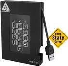 Apricorn Aegis Padlock Fortress Externe SSD 256GB Schwarz USB 3.0 mit 256-bit AES-XTS Verschlüsselung und FIPS 140-2 Level 2 Zertifizierung - Bild 1