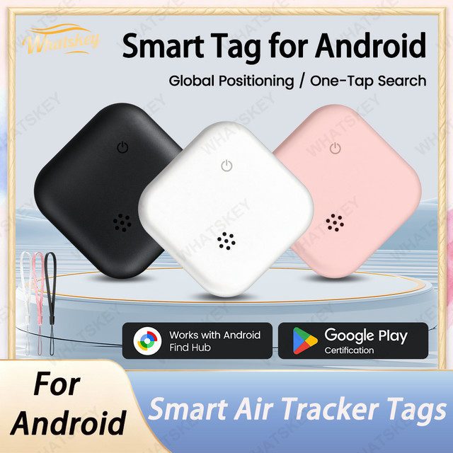 Peocke GPS-Tracker Bluetooth Smart Tag in Schwarz für Google Find My Device und Android zur Ortung von Schlüsseln und Taschen - Bild 1