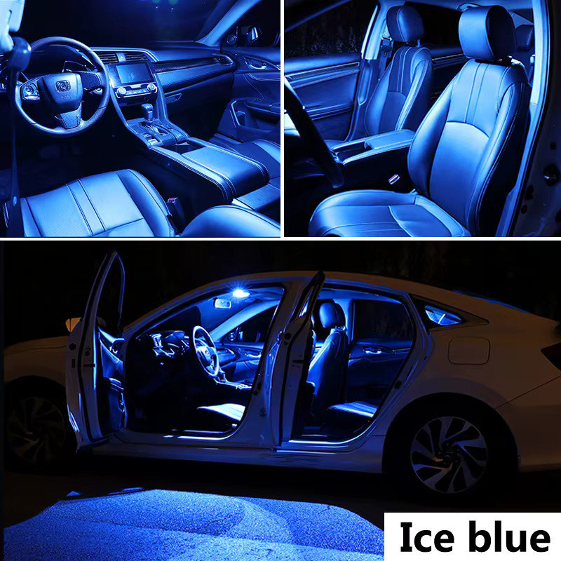 Zitwo 17-teiliges LED-Glühbirnen-Set für die Innenraumbeleuchtung und das Kartenleselicht von Peugeot Traveller und E-Traveller, Farbe: Silber - Bild 3