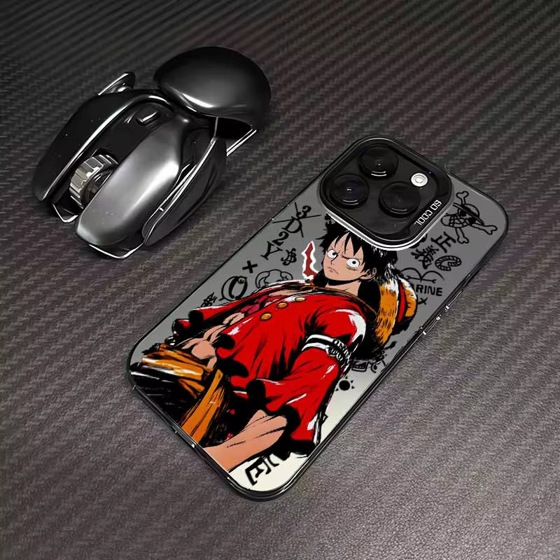 ONE PIECE Silikonhülle für Apple iPhone 12 bis iPhone 17 Pro Max Plus in Bunt - Bild 3