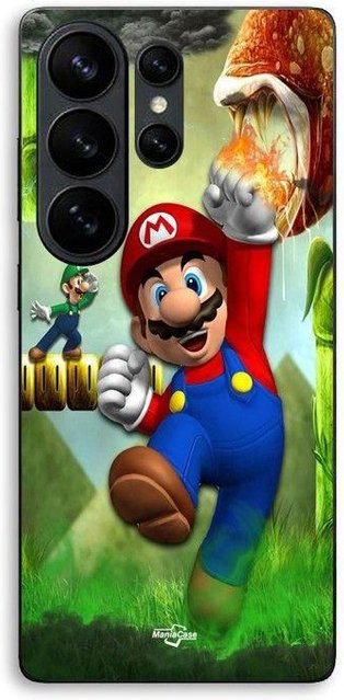 Maniacase Schutzhülle für Samsung Galaxy S26 Ultra Super Mario Bros. Der Film in Schwarz und Multicolour - Bild 1