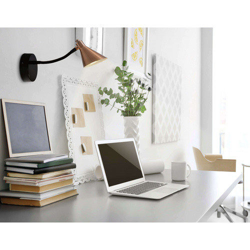 Näve LED Wandleuchte Copper in Kupferfarben aus Metall, Durchmesser: 13,5 cm, Höhe: 19 cm - Bild 2
