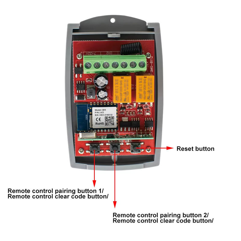 Tuya Smart Universal Garage Tor Empfänger mit 433 MHz Wifi Tor Controller und 2 Relais Öffner - Bild 6