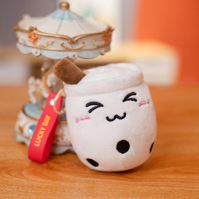 Schlüsselanhänger Bubble Tea, Plüschtier, Kinder - Bild 1