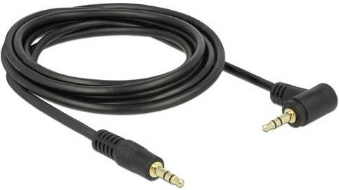 Delock 83758 Audio Verbindungskabel mit 3,5 mm Klinkensteckern, Schwarz, 3 m - Bild 1