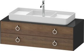 Duravit Waschtischunterschrank White Tulip in Weiß, Breite: 130 cm, Tiefe: 55 cm, Höhe: 55 cm - Bild 1