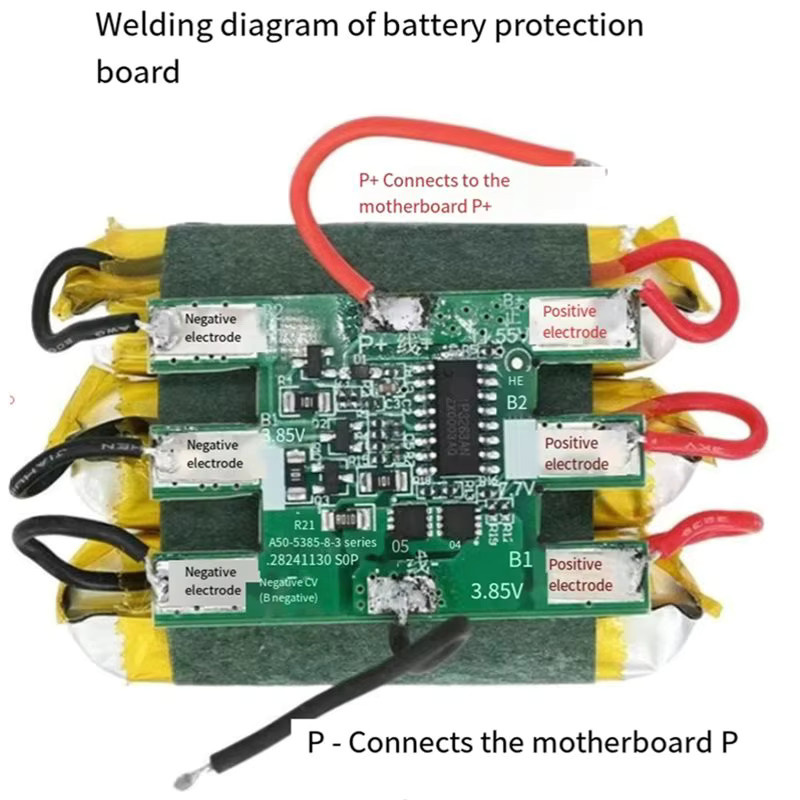 ABKN-DIY Bidirektionales Schnelllade-Lademodul PD45W 3S mit Batterieschutz und LED-Anzeige in Grün - Bild 3