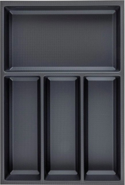 Agoform Besteckeinsatz Sky Schubladeneinsatz aus Kunststoff, Schwarz, B: 32,0 cm, H: 5,3 cm, T: 47,3 cm - Bild 1