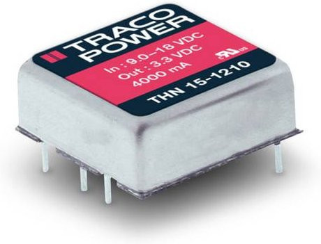 TracoPower THN 15-4821 DC/DC-Wandler Print 48 V/DC 5 V/DC -5 V/DC 1.5A 15W mit 2 Ausgängen in Silber - Bild 1