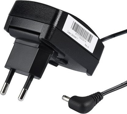 Zebra Netzteil in Schwarz mit Adapter Plugs für EU und UK, DC Output 5.2V 1.1A 5.7W (PWR-WUA5V4W0EU) - Bild 1