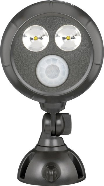 Mr. Beams LED-Außenwandleuchte MBN390 mit Bewegungsmelder in Braun - Bild 1