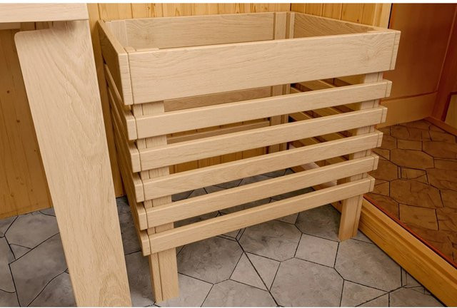 Karibu Ofenschutzgitter Superior in Beige, B/H/T: 60 x 80 x 51 cm - Bild 1