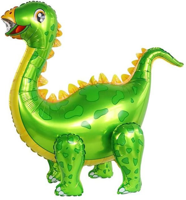 LQVYI 4D Dinosaurier Luftballons in Pink für Kindergeburtstag und Dino-Partys - Bild 1