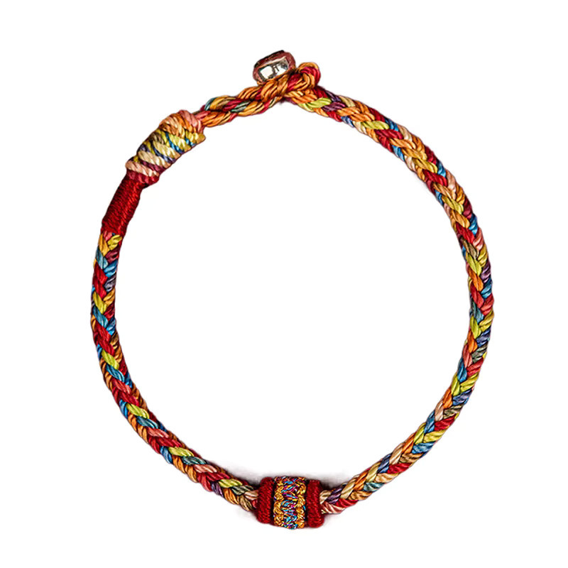 Armband, bunter Faden, 14 cm, Unisex - Bild 2
