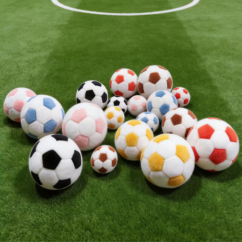 MIAOOWA Fußball-Plüschtier, Stofftier, Bunt / Mehrfarbig, Blau - Bild 2