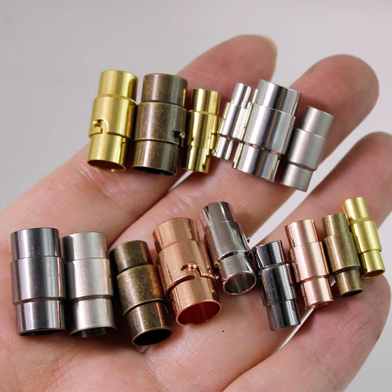 SUMOORL Magnetverschlüsse, 5 Stück, 3/4/5/6/7/8/10 mm, für Lederband, Armband, Halskette - Bild 2