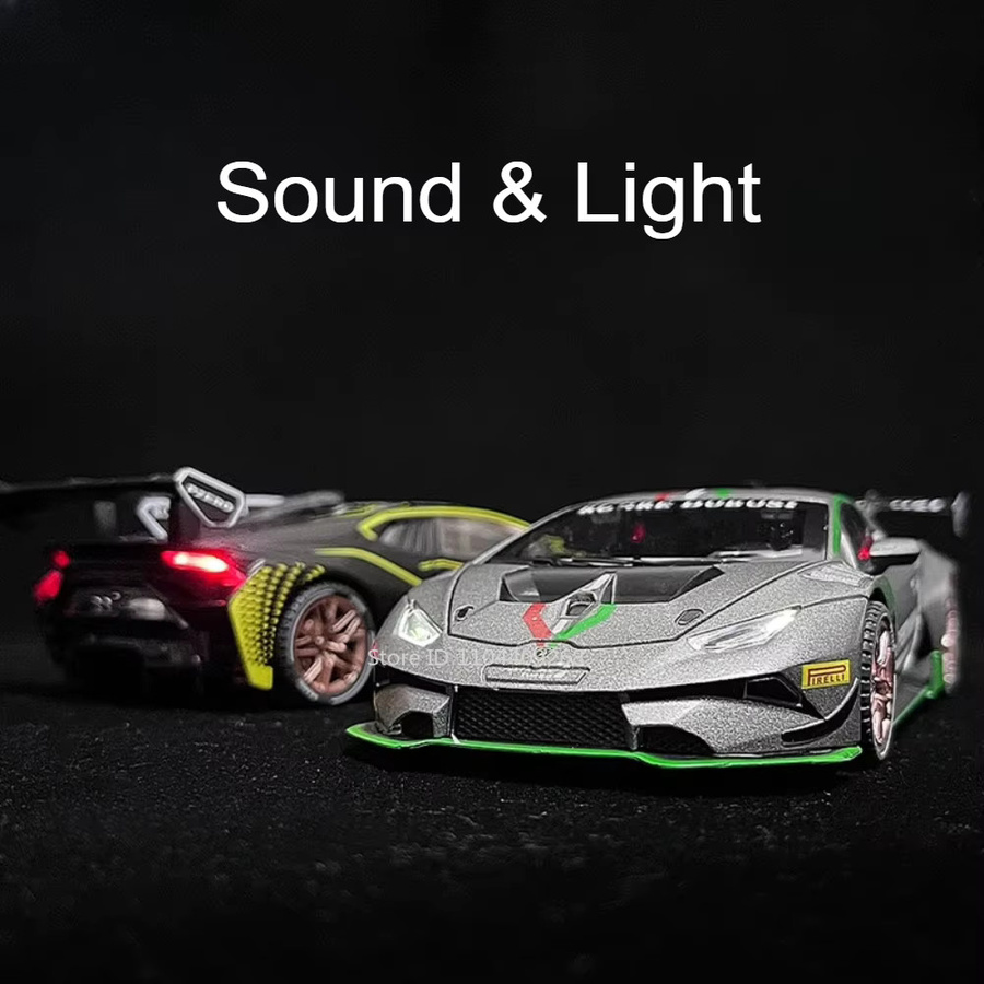 RMZ city Lambor Huracan ST EVO Sian Sportwagenmodell, Maßstab 1:32, mit Licht und Sound - Bild 3