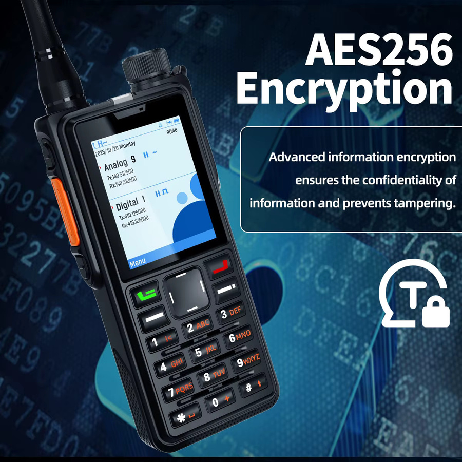 ABBREE AR-880 DMR Digitales Walkie-Talkie in Schwarz mit großer Reichweite und IP67 Wasserdichtigkeit - Bild 5