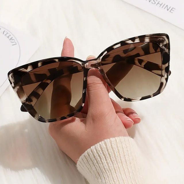 FEYE Sonnenbrille Cat Eye, Vollrand, Kunststoff, Braun, Damen - Bild 1