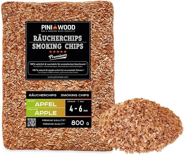 PINI Räucherchips Apfel 800 g - Bild 1