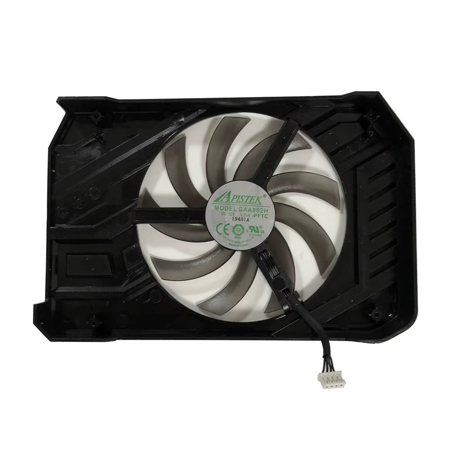 Palit GPU-Kühlerlüfter GAA8S2H FDC10U12S9-C für RTX 2060 StormX-OC 6 GB in Schwarz - Bild 3