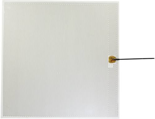 Thermo TECH Polyester Heizfolie selbstklebend 230 V/AC 100W IPX4 Weiß B: 50 cm, L: 50 cm - Bild 1