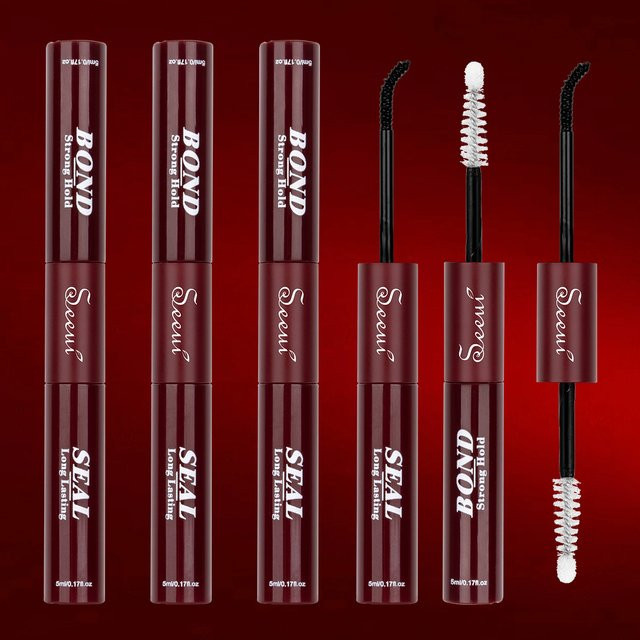 SEEUI Wimpernkleber und -versiegelung, Black, 5ml+5ml - Bild 1