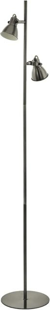 Eglo LED-Stehleuchte in Nickel-Chrom mit warmweißem Licht und GU10 Leuchtmittel - Bild 1