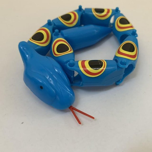 Kidsly Schlangenmodell, blau, Plastik - Bild 1