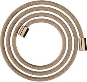 Hansgrohe Textilbrauseschlauch 2000 in Rotgold mit Anti-Kink und Anti-Twist Funktion, 2 m Länge - Bild 1