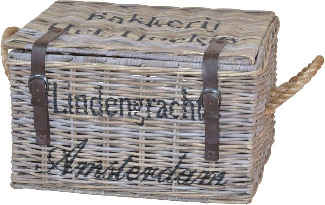 Kubu-Rattantruhe Anni von möbel direkt online in Grau aus Kubu-Rattangeflecht - Bild 1