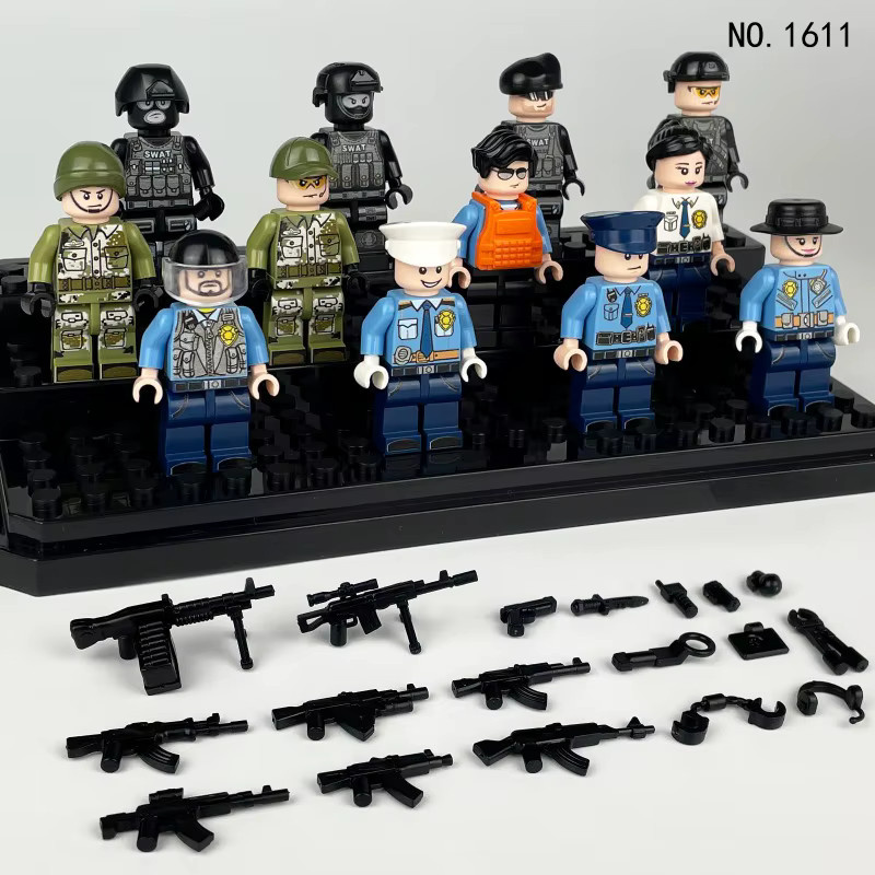 Meigao City Police Doll 1611 Kinder-Bausteine, Polizei - Bild 4