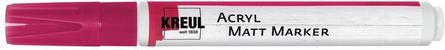 KREUL Acryl Marker Matt in Magenta Pink mit permanenter Tinte für kreative Anwendungen - Bild 1
