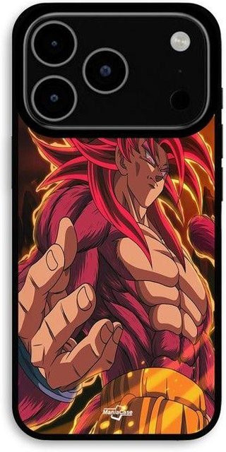 MANIACASE iPhone 17 Pro Max Hülle Dragon Ball DAIMA Goku Ultimate SSJ4 Schwarz Multicolour - Bild 1