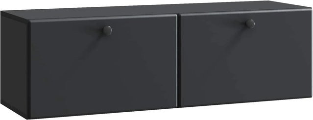 vidaXL Wandmontierter TV-Schrank Modern in Schwarz, B/H/T: 98 x 30 x 31 cm - Bild 1