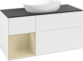 V&B Waschtischunterschrank Finion in Weiß lackiert, Breite: 120 cm, Tiefe: 50,1 cm, Höhe: 50,1 cm - Bild 1
