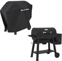 Broil King Crown Pellet Smoker 500 Bundle in Schwarz aus Edelstahl - Bild 1