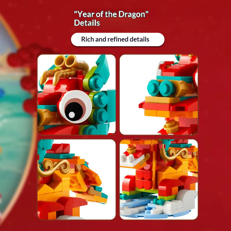 LEGO das Jahr des Loong, Puzzle, ab 8 Jahren - Bild 3