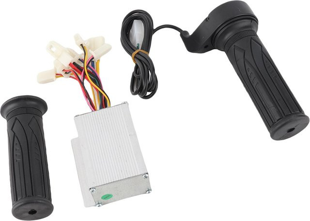 Fishine Controller Gasgriff Set aus Aluminiumlegierung mit Gummi-Griff und langem Draht in Weiß - Bild 1