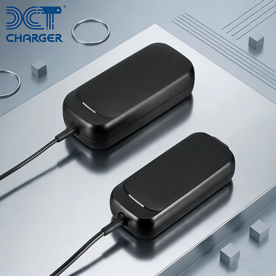 Xietongpo Intelligentes Lithium-Batterieladegerät 42V 2A für E-Bike und Elektroroller in Schwarz mit automatischer Abschaltung und CC CV Schnellladung für 10S 36V Batterien - Bild 2
