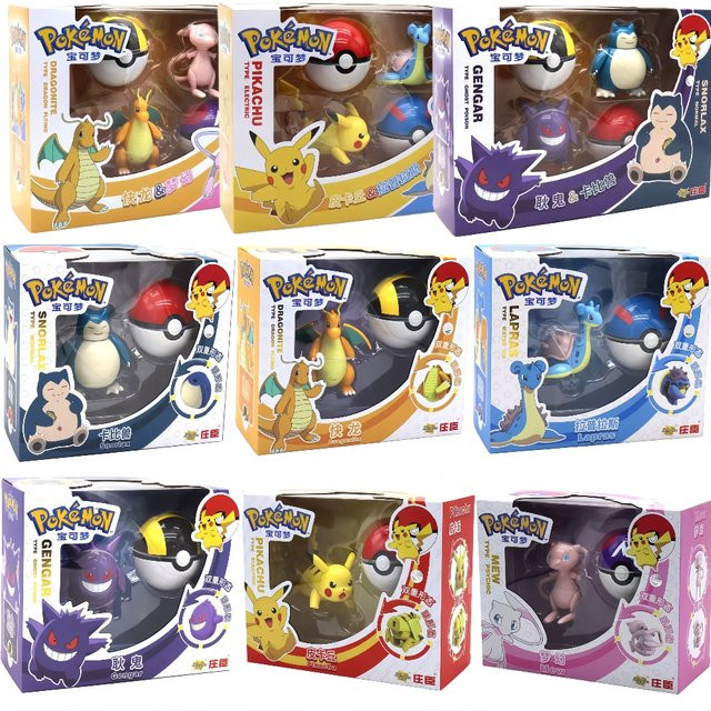 Pokémon Mewtwo-Figur, Pokémon-Ball, Actionfigur, Spielzeug-Set - Bild 1