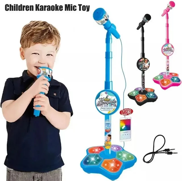 CONUSEA Kinder Mikrofon mit Ständer, Musik Instrument Spielzeug - Bild 1