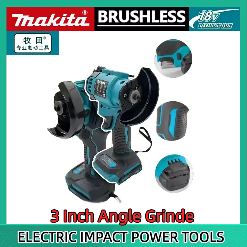 Makita LXT Akku-Winkelschleifer 3 Zoll mit 20V Akku als kabelloses Trennwerkzeug und Kreissäge - Bild 2