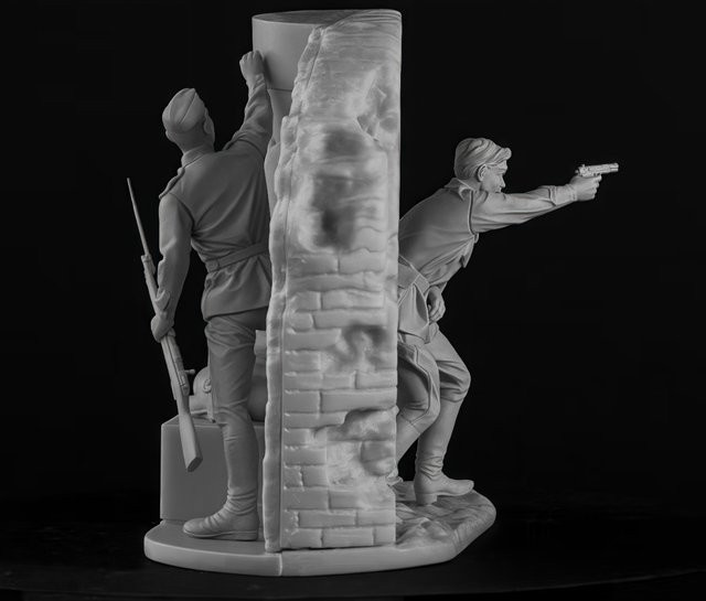 MEEKLION MODEL Bogenschütze, 54-mm-Modellbausatz, Militär, unmontiert und unbemalt - Bild 1