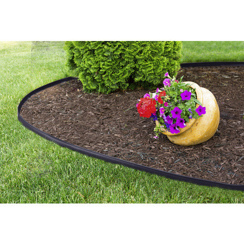 FLORAWORLD Rasenkante aus PE in Anthrazit und Grau mit Verbinder, Länge: 600 cm, Breite: 9,5 cm - Bild 1
