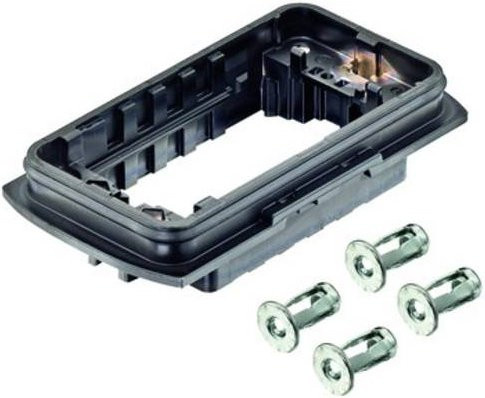Harting Anbaugehäuse Han 11136000302 in Schwarz - Bild 1