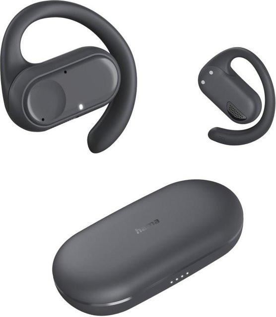 Hama Spirit Open Bluetooth True Wireless OWS Open Ears Kopfhörer in Schwarz - Bild 1