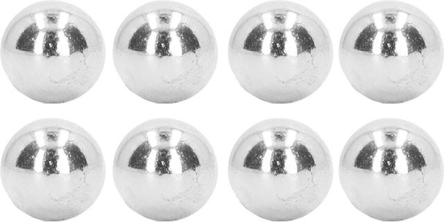 GoolRC Pilznieten Set aus Legierung, Rundkopf Halbkreis, Silber, 100 Stück, Durchmesser: 10 mm - Bild 1